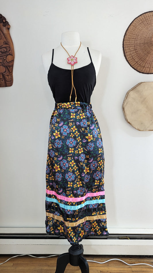 Floral Ribbon Skirt