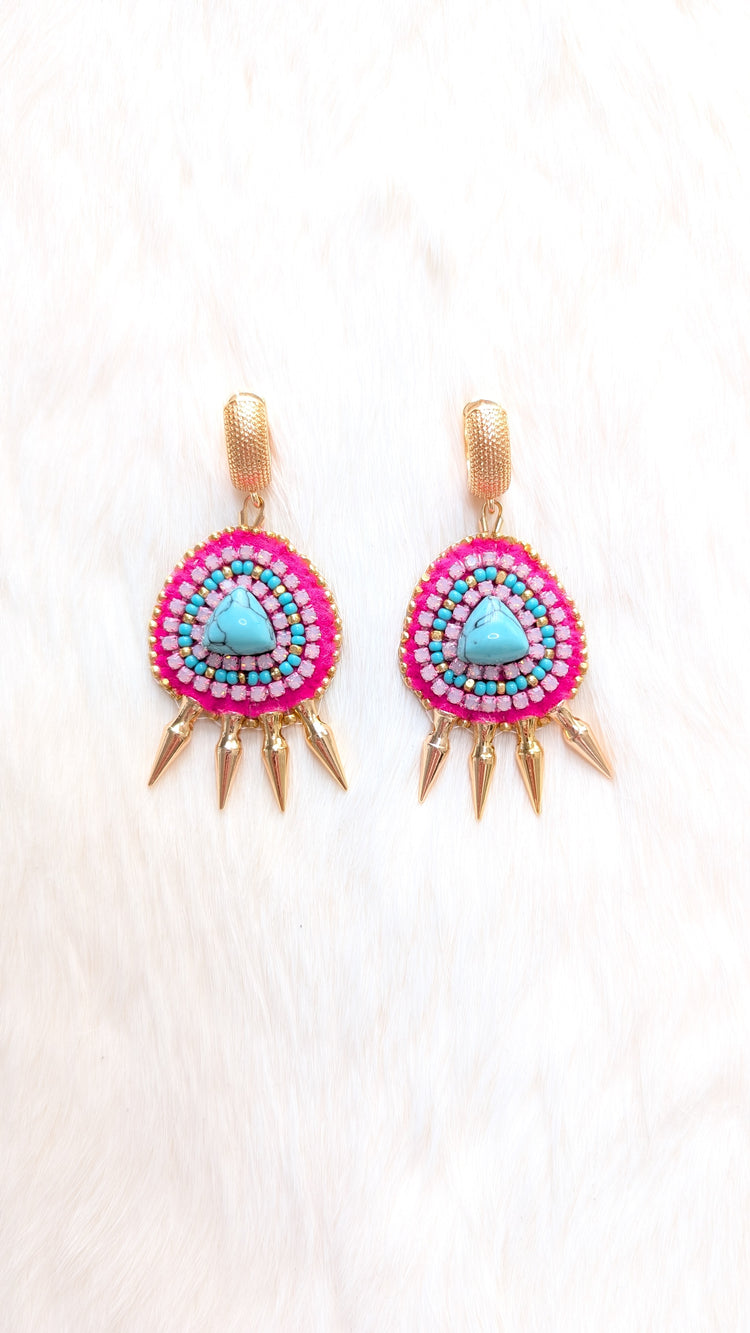 Turquoise Spikes