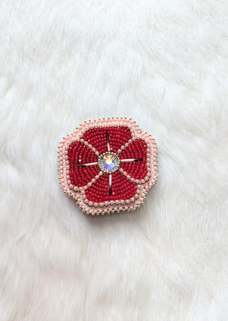 Blush Poppy Pin